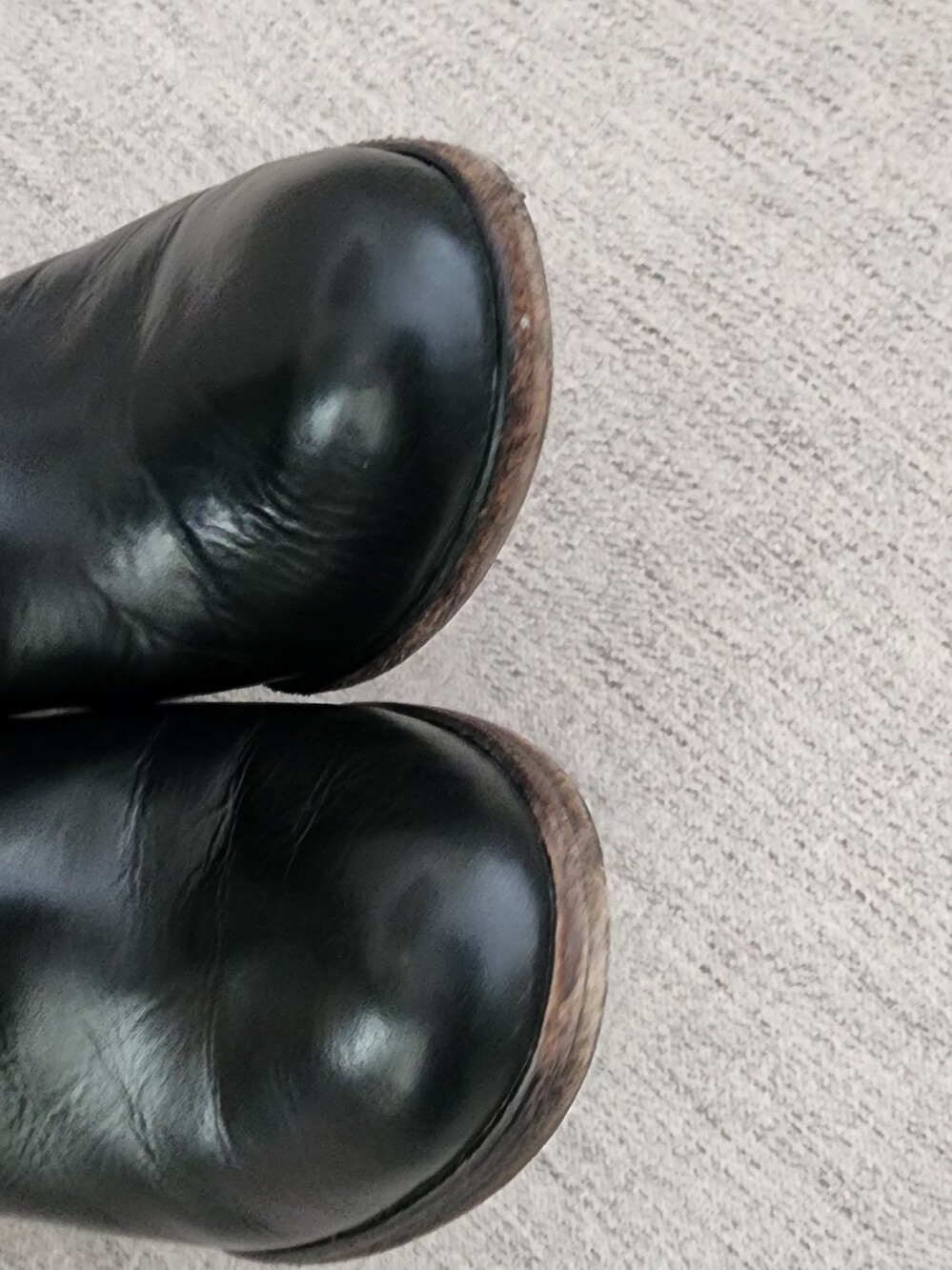 Frye Black Leather and Suede Ankle Booties - Picture 12 of 13